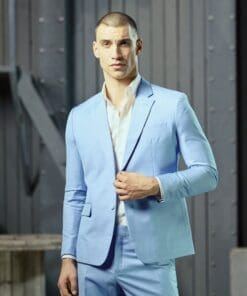 Herren Anzug Klassisch - Lässige Outfits Mieten in Hellblau